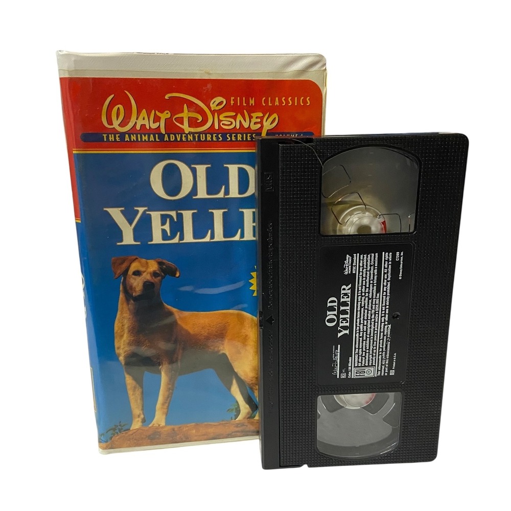 Walt Disney Old Yeller VHS‎ Film Classics The Animal Adventures Series Volume 1